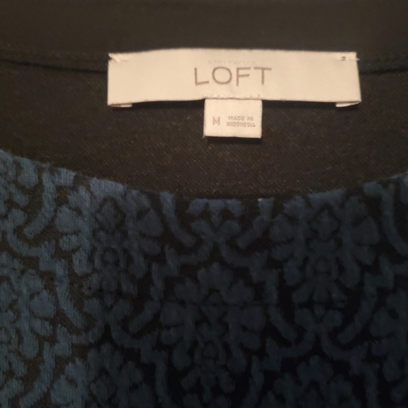 Loft 3/4 Jacquard Top - Picture 2 of 2